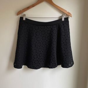 BETHANY MOTA Black punched skirt Size Large